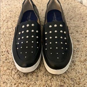 Block studded slip on’s